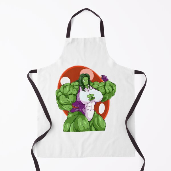 Item preview, She Hulk Inspired Green Superhero Comic Illustration designed and sold by wordonmyapparel.