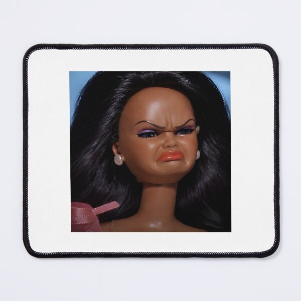 Item preview, Disgusted Black Barbie Face Meme designed and sold by TimelessRetroCo.