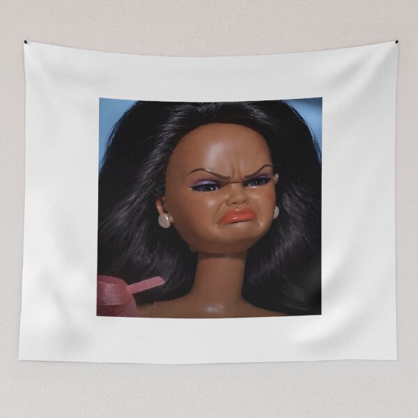 Item preview, Disgusted Black Barbie Face Meme designed and sold by TimelessRetroCo.