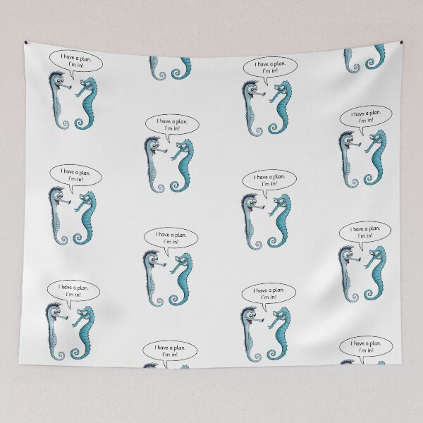 Item preview, Two Seahorses Funny Gift | I Have a Plan I'm In designed and sold by FMproject.