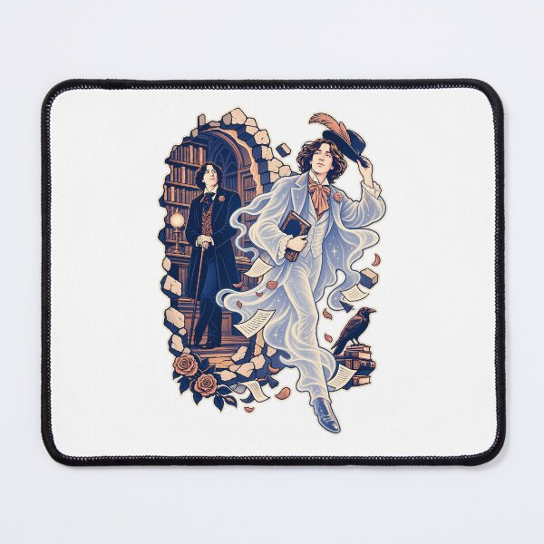 Item preview, Oscar Wilde Sweeps Through the Library designed and sold by Fenay Designs.