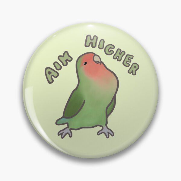 Item preview, «aim higher» lovebird designed and sold by flyindreams.