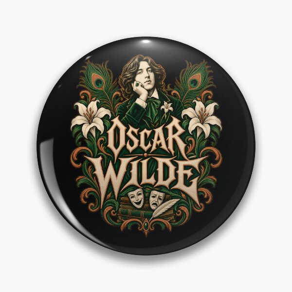 Item preview, Oscar Wilde in Peacock Green and Gold designed and sold by Fenay Designs.