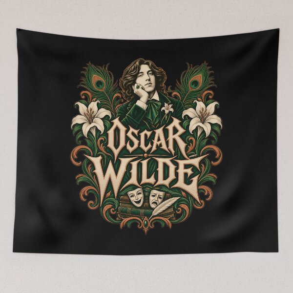 Item preview, Oscar Wilde in Peacock Green and Gold designed and sold by Fenay Designs.