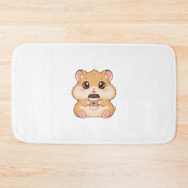 Item preview, Cute Kawaii Hamster With Coffee designed and sold by Eternalski.