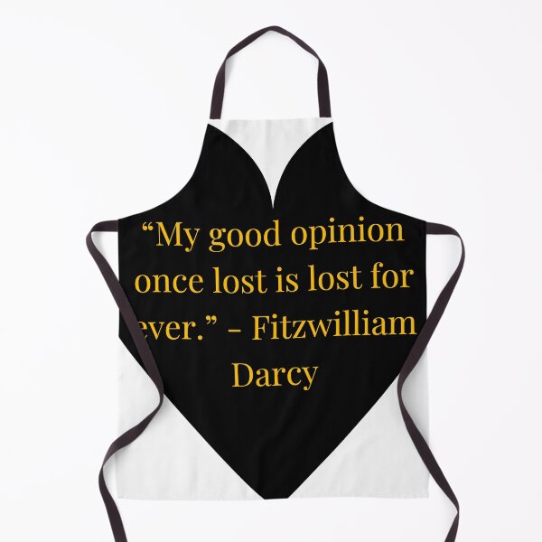 Aperçu de l'œuvre Citation de Fitzwilliam Darcy – Orgueil et Préjugés Texte doré Cœur noir créée et vendue par TheIconSmith.