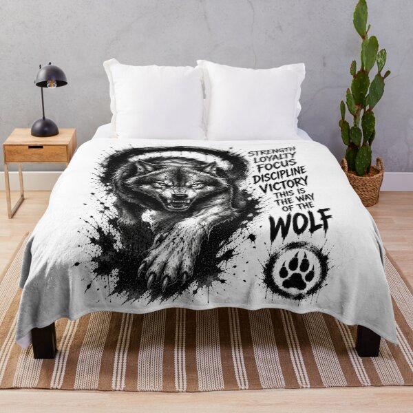 Item preview, Wolf — Strength Loyalty Focus Discipline Victory designed and sold by Onviton.