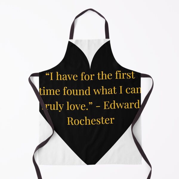 Aperçu de l'œuvre Citation d'Edward Rochester – Jane Eyre Texte doré Cœur noir créée et vendue par TheIconSmith.