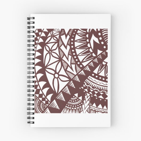 Item preview, Pacific Island Inspired Brown Tribal Pattern Design designed and sold by zanahoricida.