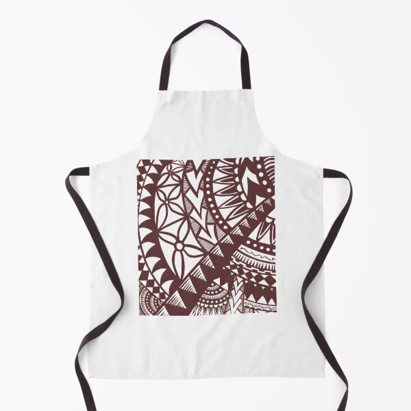 Item preview, Pacific Island Inspired Brown Tribal Pattern Design designed and sold by zanahoricida.