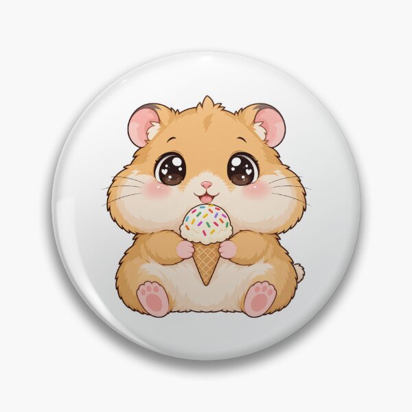 Item preview, Cute Kawaii Hamster With Ice Cream designed and sold by Eternalski.