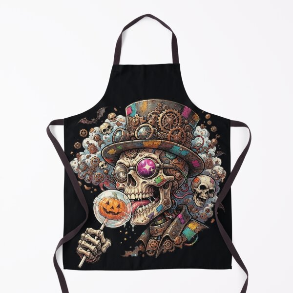 Item preview, Halloween Steampunk Skeleton Tophat Pumpkin Lollipop designed and sold by Voodoo Store Paranormal Collections.