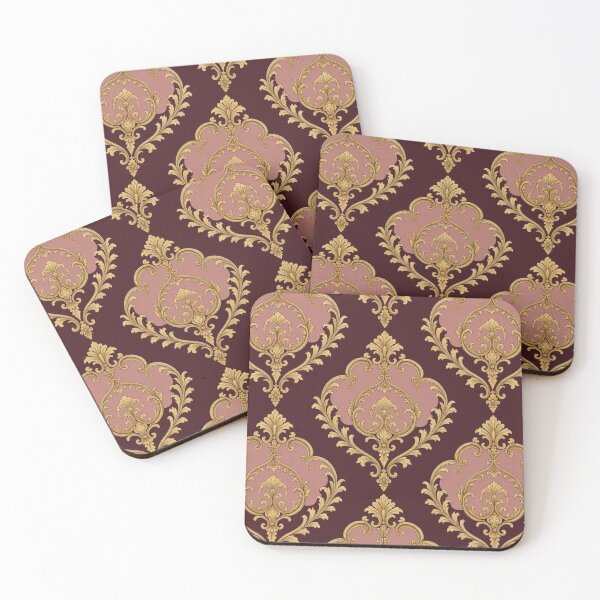 Item preview, Merlot, Dusk Pink & Gold Baroque designed and sold by DesignsByPrnces.