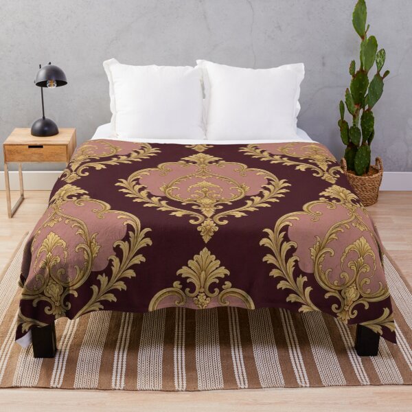 Item preview, Merlot, Dusk Pink & Gold Baroque designed and sold by DesignsByPrnces.