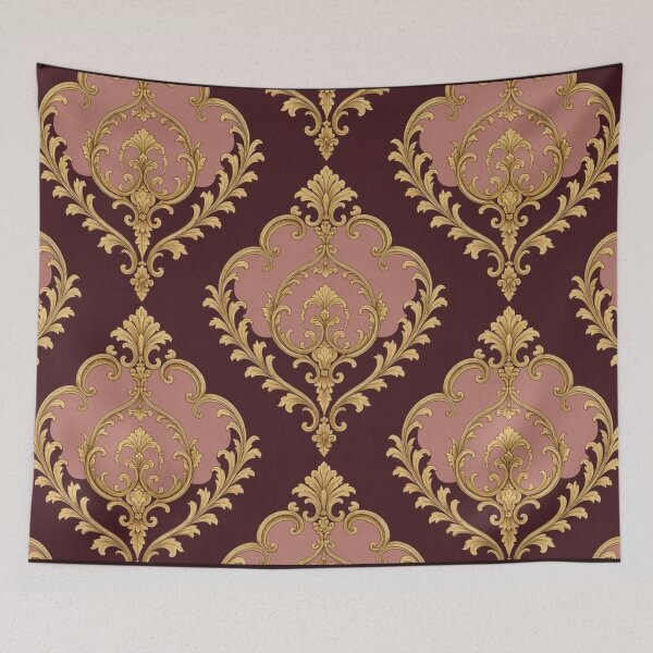 Item preview, Merlot, Dusk Pink & Gold Baroque designed and sold by DesignsByPrnces.