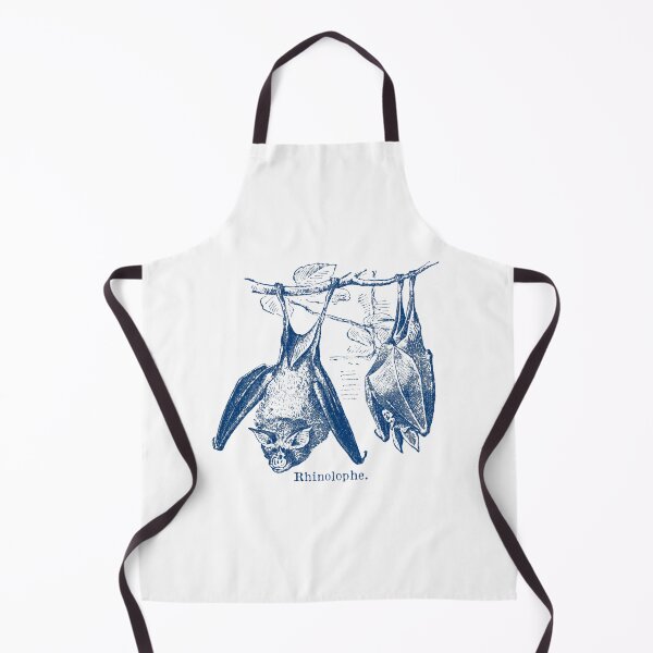Item preview, Indigo blue Retro Horseshoe Bat designed and sold by Anne Londez Studio.