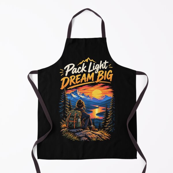 Item preview, Hiking Backpacking Mountain Adventure Pack Light Dream Big designed and sold by DeliqBrands.