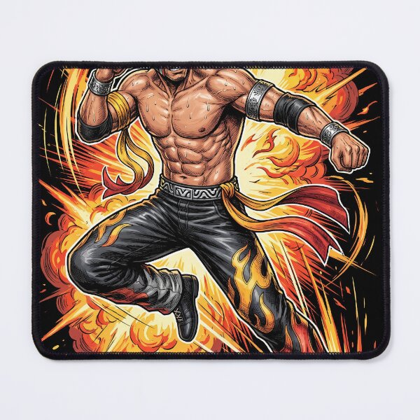 Item preview, El Blaze Virtua Fighter Video Game Anime Shirt designed and sold by Senpaiwaves.