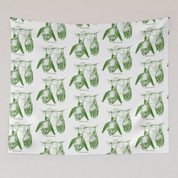 Item preview, Spruce green Retro Horseshoe Bat designed and sold by Anne Londez Studio.
