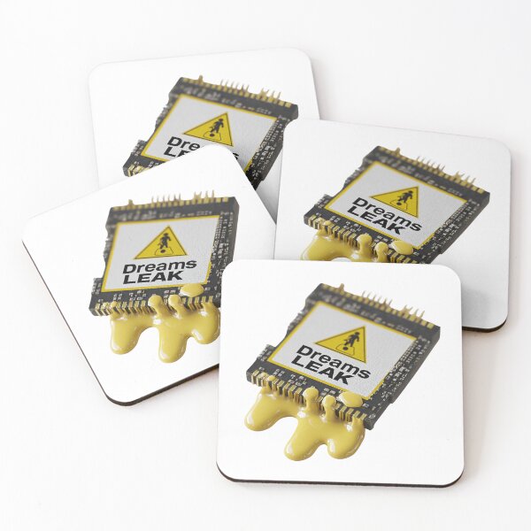 Item preview, Dreams Leak – Melting Memory Chip Warning Sign designed and sold by Alphakenon.