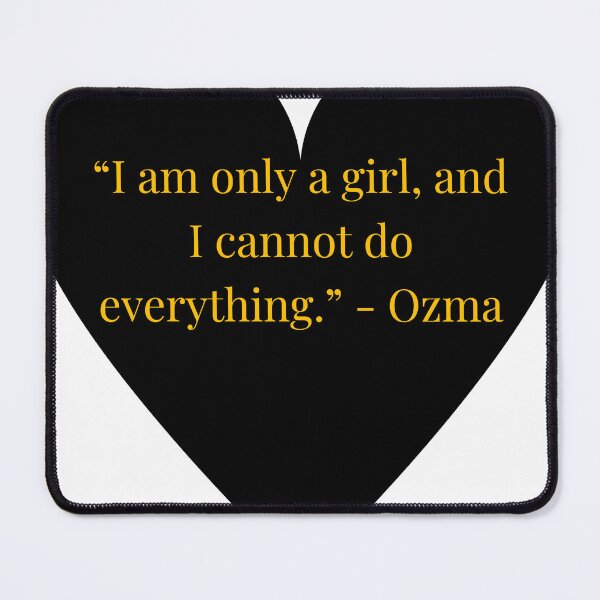 Item preview, Ozma Quote – Oz books Gold Text Black Heart designed and sold by TheIconSmith.