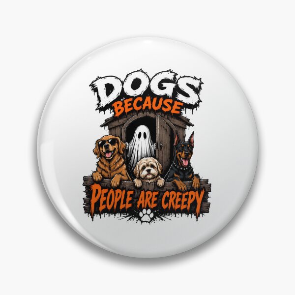 Item preview, Dogs Because People Are Creepy Halloween Ghost Bats designed and sold by Dmo3HarkoArt.