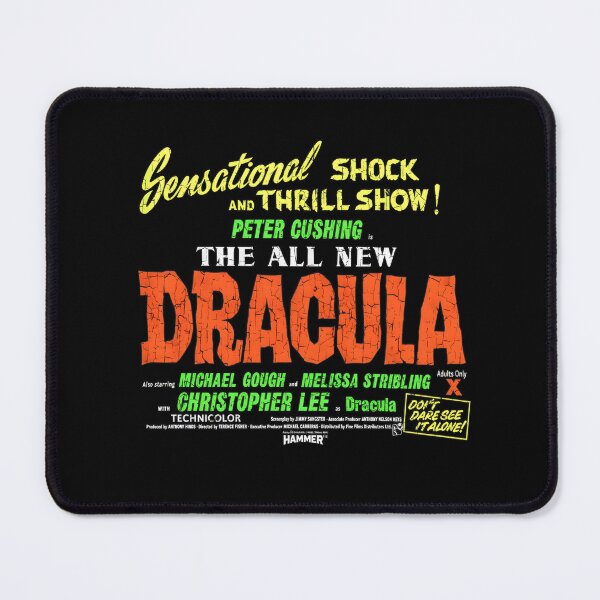 Item preview, Hammer Dracula Sensational Shock Thrill Show Vintage Movie Poster designed and sold by Ekonolotie.