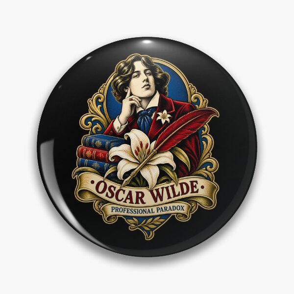 Item preview, Oscar Wilde Professional Paradox Ornate Portrait designed and sold by Fenay Designs.