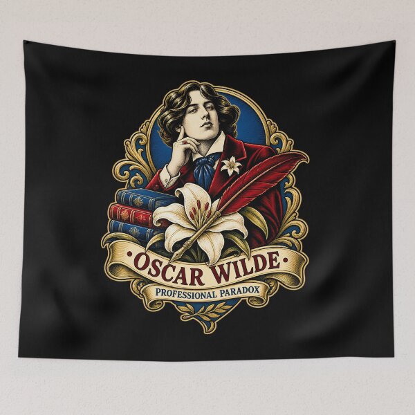 Item preview, Oscar Wilde Professional Paradox Ornate Portrait designed and sold by Fenay Designs.
