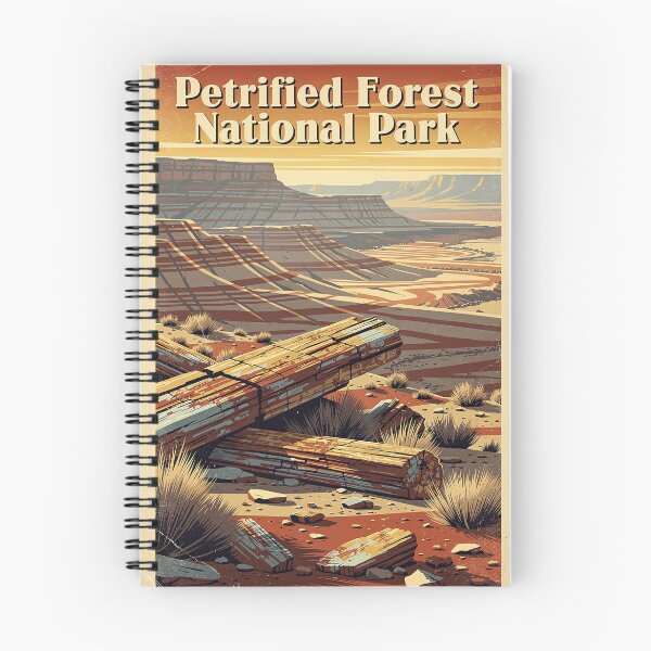 Item preview, Petrified Forest National Park Vintage Travel Art designed and sold by Teelogic.