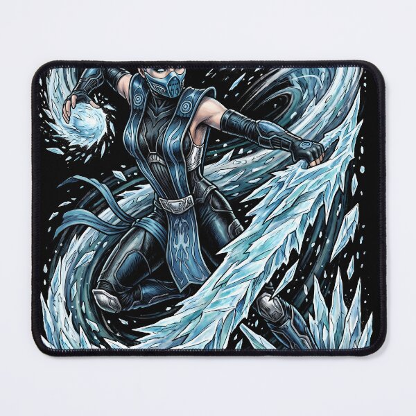 Item preview, Frost Mortal Kombat Fighter Graphic Tee designed and sold by Senpaiwaves.