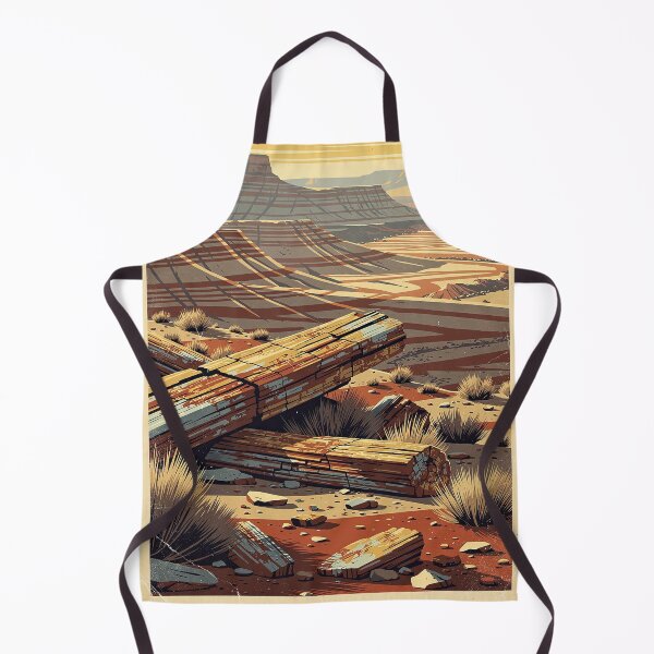 Item preview, Petrified Forest National Park Vintage Travel Art designed and sold by Teelogic.