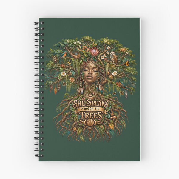 Item preview, She Speaks Through the Trees | Sacred Tree Spirit | Mother Nature Art designed and sold by 'VARI'.