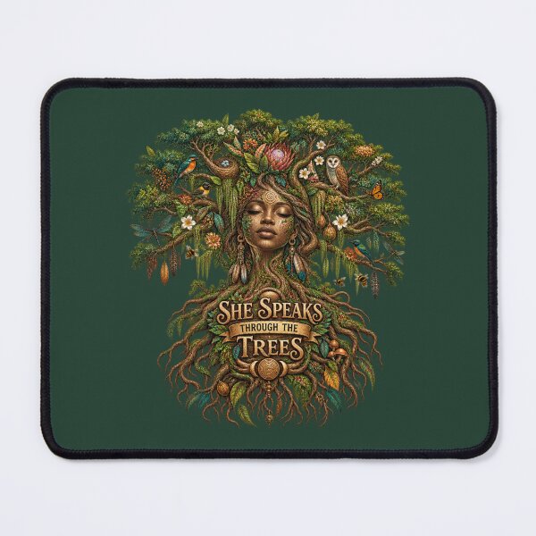 Item preview, She Speaks Through the Trees | Sacred Tree Spirit | Mother Nature Art designed and sold by 'VARI'.