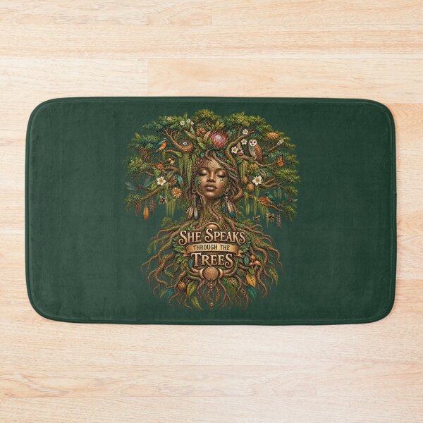 Item preview, She Speaks Through the Trees | Sacred Tree Spirit | Mother Nature Art designed and sold by 'VARI'.