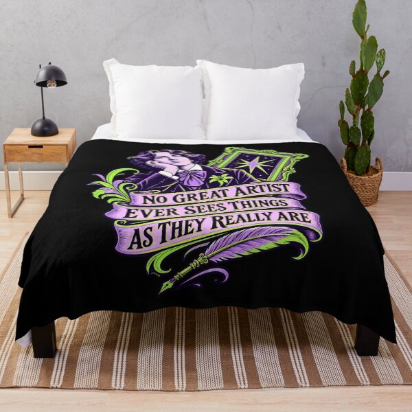 Item preview, Oscar Wilde No Great Artist Neon Quote designed and sold by Fenay Designs.