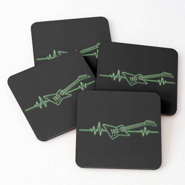 Item preview, Classic Heavy Metal Explorer Guitar Line of Life designed and sold by MusicBeatStore.
