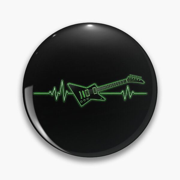 Item preview, Classic Heavy Metal Explorer Guitar Line of Life designed and sold by MusicBeatStore.