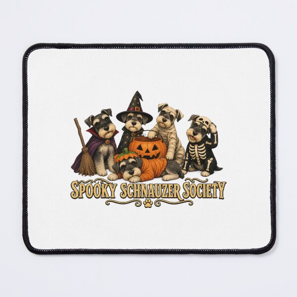 Item preview, Spooky Schnauzer Society Halloween Dog Costumes Art designed and sold by Dmo3HarkoArt.