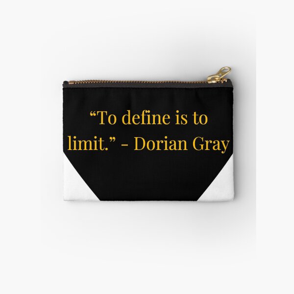 Item preview, Dorian Gray Quote – The Picture of Dorian Gray Gold Text Black Heart designed and sold by TheIconSmith.