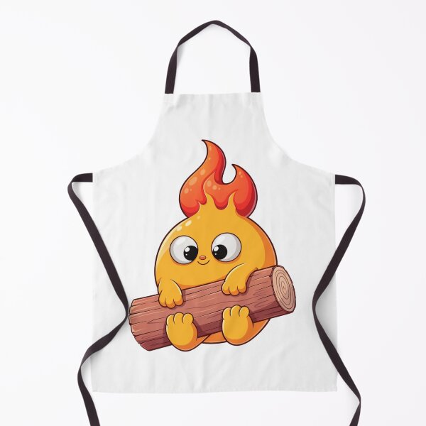 Item preview, Adorable Kawaii Flame Spirit – Cozy Magical Fantasy Character Illustration designed and sold by Ikochane.