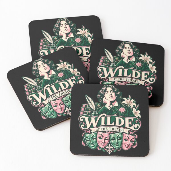 Item preview, Oscar Wilde at the Theatre with Comedy Masks designed and sold by Fenay Designs.