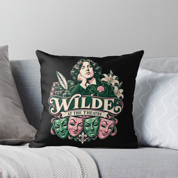 Item preview, Oscar Wilde at the Theatre with Comedy Masks designed and sold by Fenay Designs.