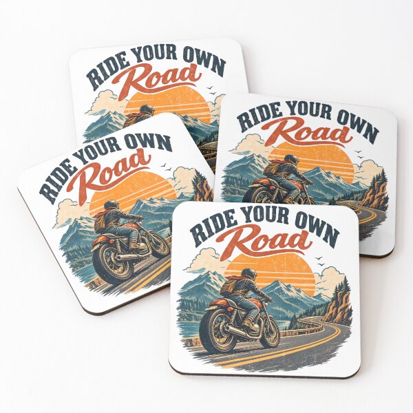 Item preview, Ride Your Own Road Vintage Motorcycle designed and sold by EYEMIRA FASHION.