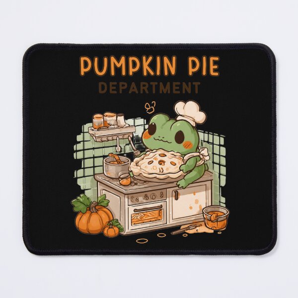 Item preview, Pumpkin Pie Department - Cute Autumn Frog Baking Pumpkin Pie designed and sold by AceEye.