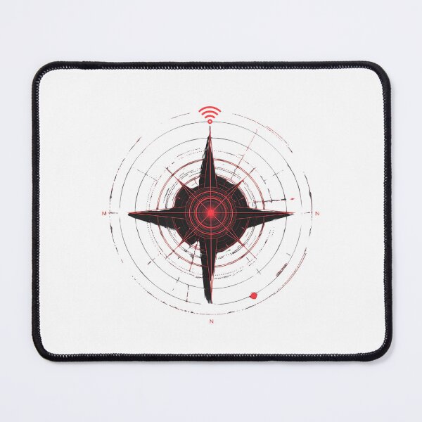 Item preview, Digital North – Futuristic Compass with Wi-Fi Signal designed and sold by Alphakenon.