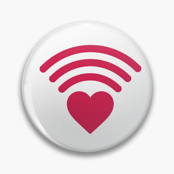 Item preview, Love Signal – Heart and Wi-Fi Connection Symbol designed and sold by Alphakenon.