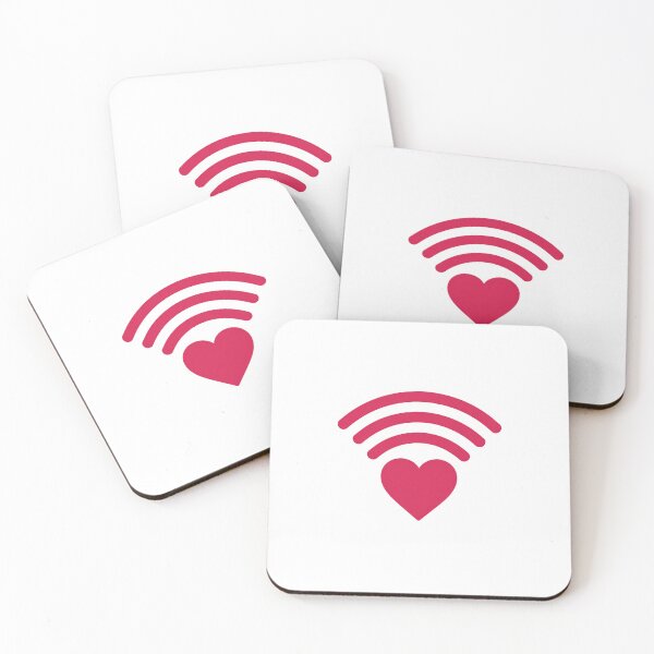 Item preview, Love Signal – Heart and Wi-Fi Connection Symbol designed and sold by Alphakenon.