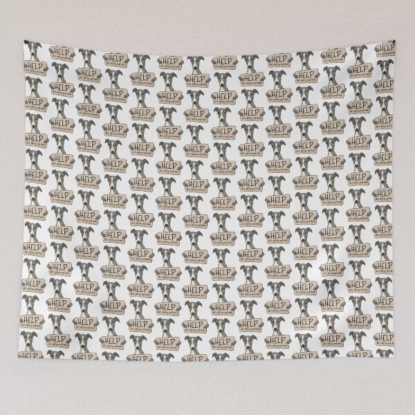 Item preview, Funny Greyhound Dad Design - Humorous Help He's Not My Real Dad Graphic designed and sold by IseeRobots.