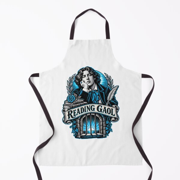 Item preview, Oscar Wilde Reading Gaol Blue Literary Crest designed and sold by Fenay Designs.